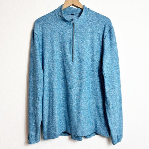Lululemon Athletica Surge Warm Long Sleeve Half Zip Men Sweatshirt Size XL - Picture 2 of 10